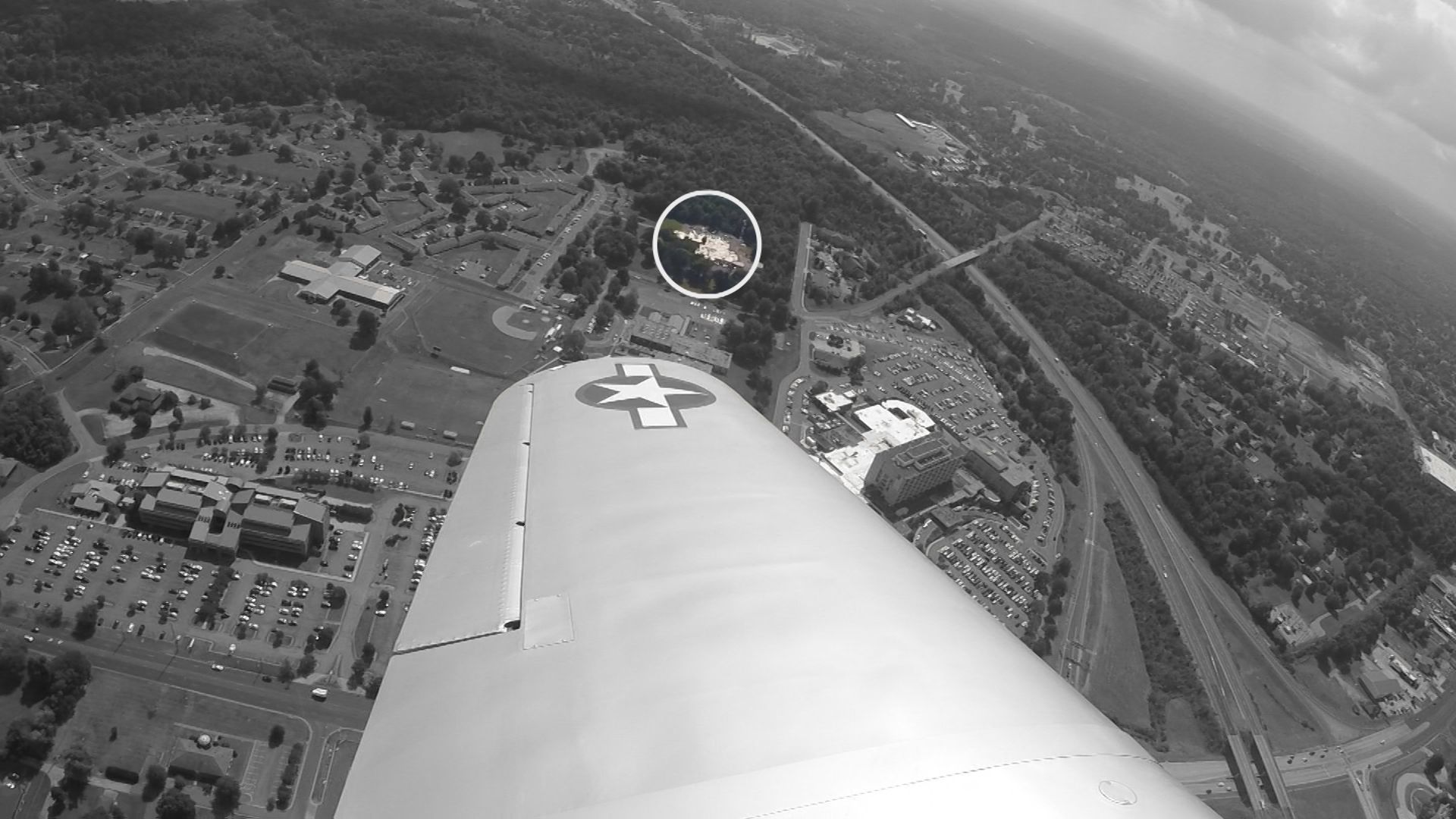Fairchild PT-19 flight WPSD studios